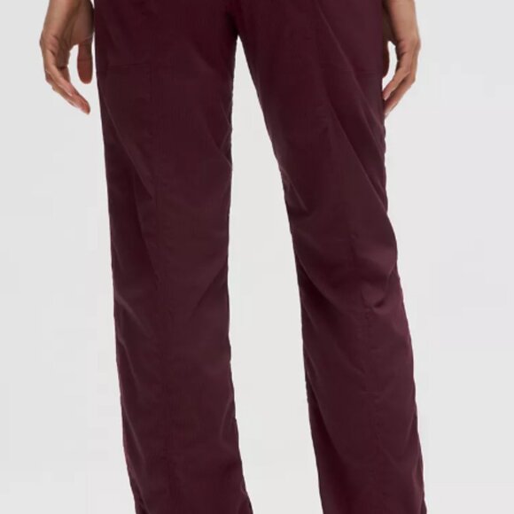 Dance Studio Mid-Rise Pant Regular GARNET Color - Picture 3 of 6
